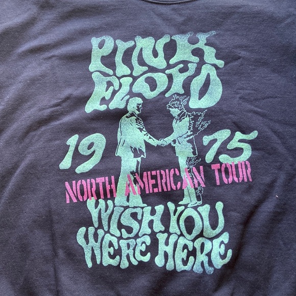 NEW Pink Floyd North American Tour Wish You Were Here Sweater - Picture 2 of 5